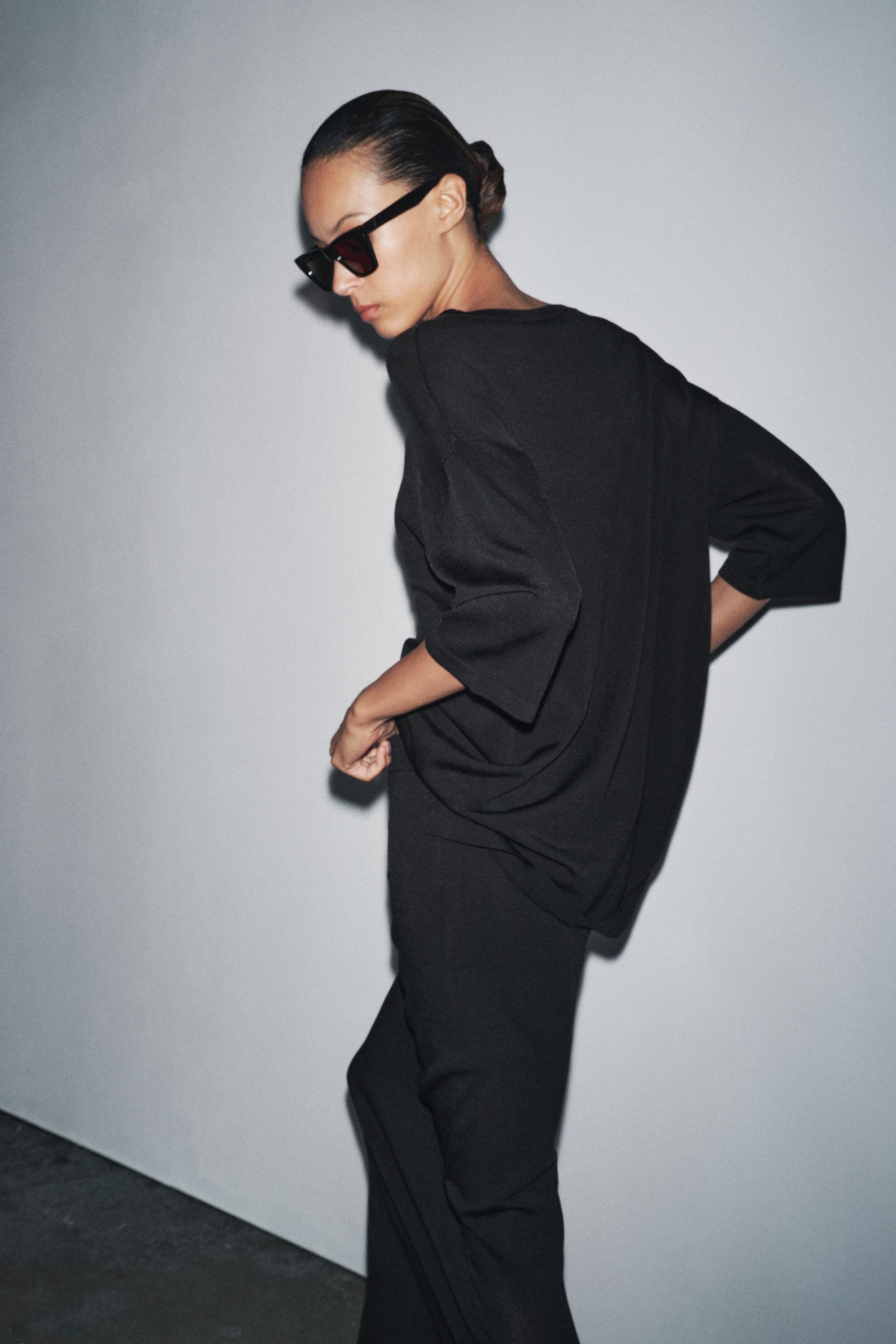 OVERSIZED PLAIN KNIT TOP